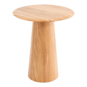 Kulatý odkládací stolek z dubového dřeva ø 40 cm Mushroom – Gazzda
